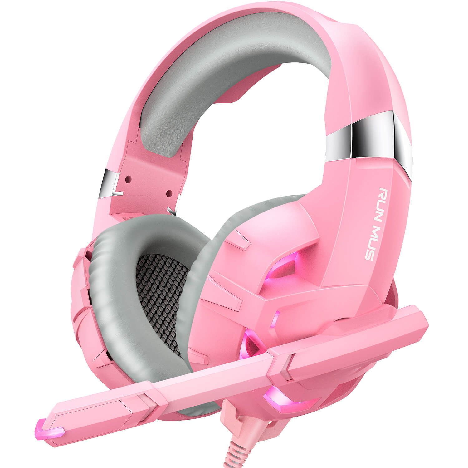 K2 Pink  PROFESSIONAL Gaming Headset RUNMUS HEADSET  Gamers Point