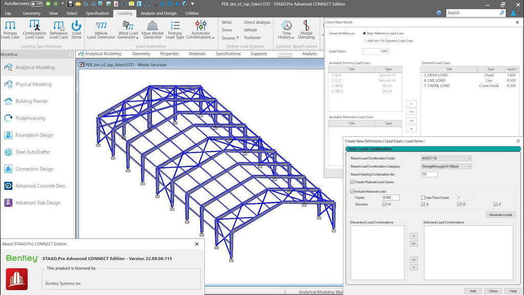 Bentley STAAD.Pro CONNECT Edition – Structural Analysis & Design Software Offline