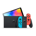 Nintendo Switch – OLED Model with Neon Red & Neon Blue Joy-Con -PRE-OWNED Nintendo CONSOLE  Gamers Point