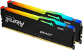 Kingston FURY Beast RGB 16GB (2x8GB)DDR5 CL40 Desktop Gaming RAM Kit | رام كينغستون فيوري بيست RGB 16GB (2x8GB) DDR5 CL40 للكمبيوتر المكتبي للألعاب