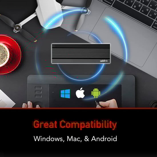 Addlink P20 Portable SSD 1TB USB Type-C External Portable Drive
