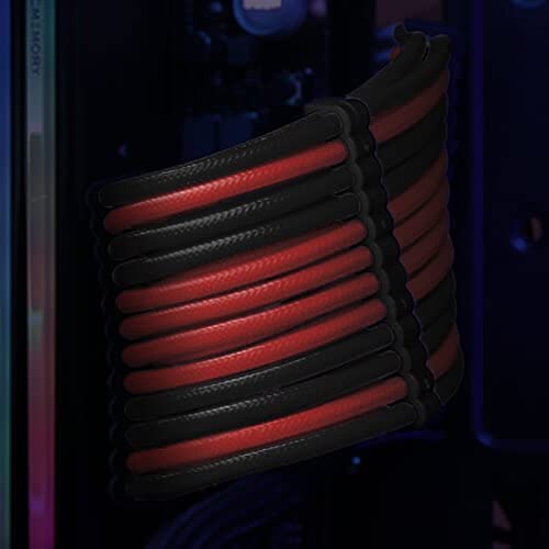 Antec Red Braided PSU Extension Kit 24-pin 8-pin PCIe