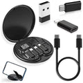 60W Type-C To USB C To Micro To Lighting Fast Charging Cable Adapter Kit for IPhone 14 15 13 Pro OTG Converter Multi Storage Box - bahrain KIT Gamers Point 9.000 