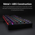 Redragon K552 Kumara 87-Keys Mechanical Gaming Keyboard, Red Key Switches, Anti-Ghosting Keys, Free N-Key Rollover, ABS Material, Wired Connectivity, English Keyboard Layout, Black | K552RGB-1-RED Redragon Keyboards  Gamers Point