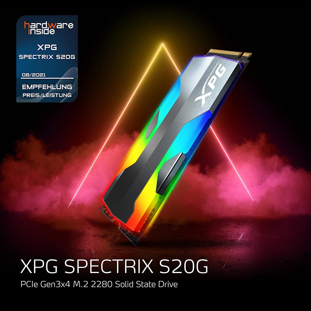 XPG SPECTRIX S20G RGB NVMe PCIe Gen3x4 M.2 SSD