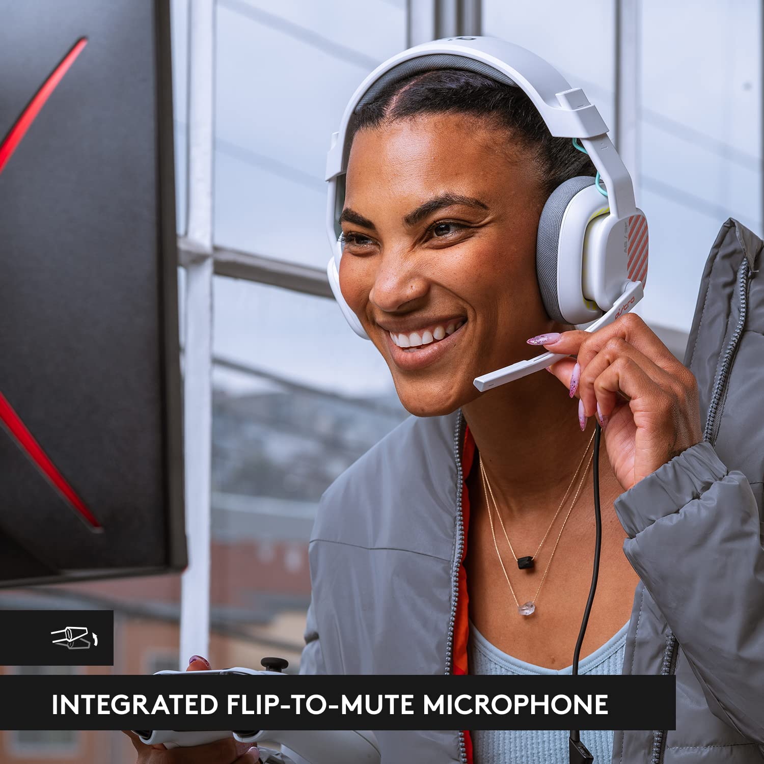 Astro A10 Gaming Headset Gen 2 Wired Headset - Over-Ear Gaming Headphones with flip-to-Mute Microphone, 32 mm Drivers, for Playstation 5, Playstation 4, Nintendo Switch, PC, Mac - White MP HEADSET Gamers Point 39.000 
