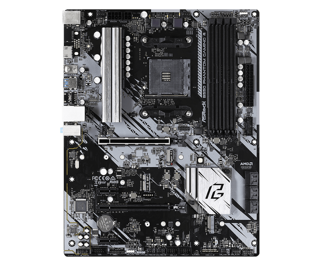 ASRock B550 Phantom Gaming 4 AC – لوحة أم للألعاب AM4 مع WiFi AMD AMD Motherboard  Gamers Point
