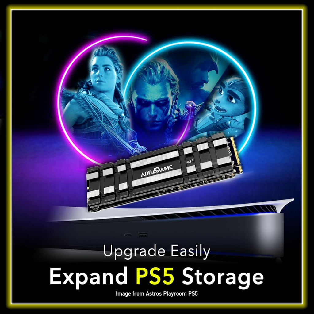 Addlink A93 1TB NVMe PCIe Gen4 M.2 2280 High-Speed SSD