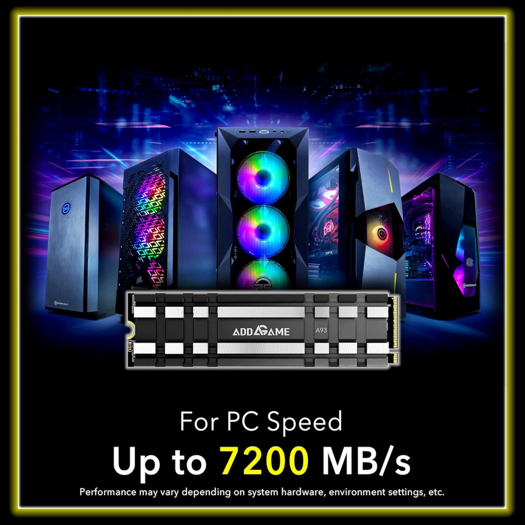 Addlink A93 4TB NVMe PCIe Gen4 M.2 High-Speed SSD