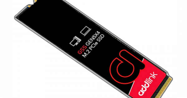 Addlink G55 1TB NVMe PCIe Gen5 M.2 2280 High-Performance SSD
