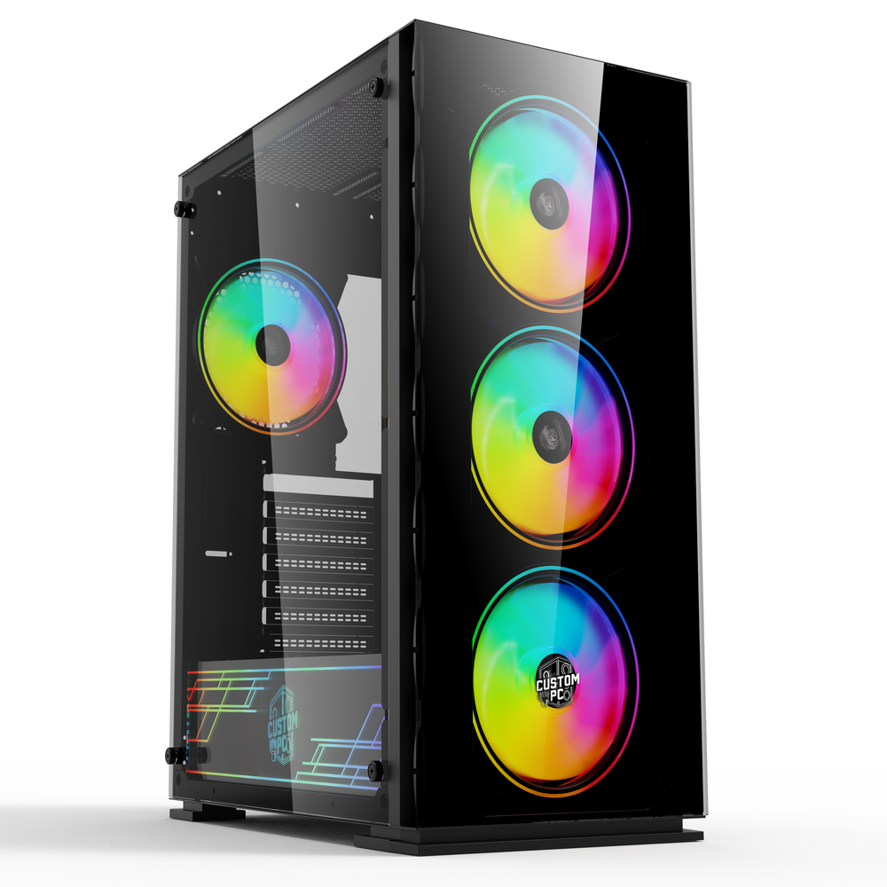 Custom PC “Ninja RGB++” Computer Case (4*140mm ARGB Fans) CP Case  Gamers Point