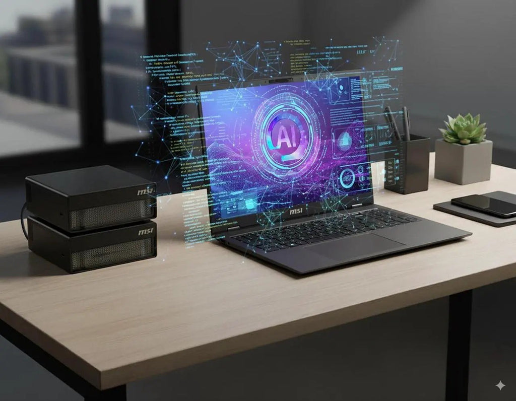 MSI EdgeXpert-11SUS Compact Desktop AI Supercomputer Powered by NVIDIA GB10 Grace Blackwell Superchip and NVIDIA DGX Spark In Bahrain