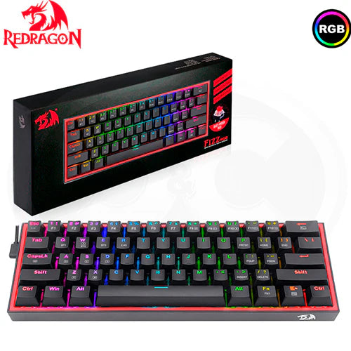 REDRAGON Fizz Pro K616 RGB USB Support Bluetooth wireless USB 2.4G gaming keyboard Redragon Keyboards  Gamers Point
