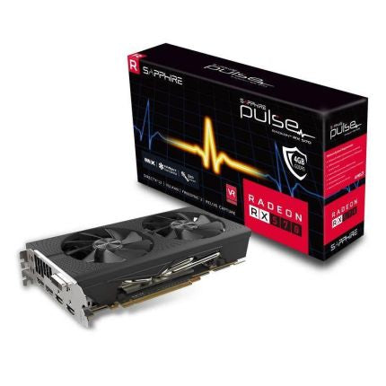 Sapphire Pulse Radeon RX 570 4GB GDDR5 Graphics Card | سافاير بولس راديون RX 570 ٤ جيجابايت كرت شاش