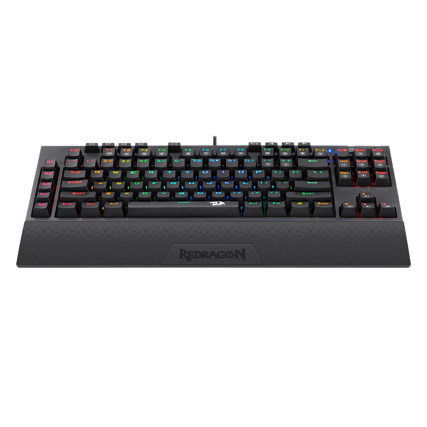 REDRAGON Vishnu K596 RGB USB Mechanical Gaming Keyboard 2.4G wireless dual mode Red Switch 87 Keys for Computer PC Laptop Gamer - bahrain Redragon Keyboards  Gamers Point