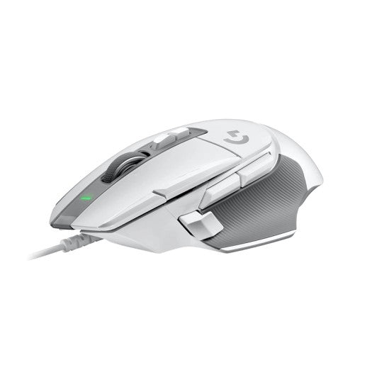 Logitech G502 X Wired Gaming Mouse - LIGHTFORCE hybrid optical-mechanical primary switches, HERO 25K gaming sensor, compatible with PC - macOS/Windows - White Logitec MOUSE  Gamers Point