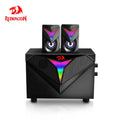REDRAGON Toccata GS700 gaming speakers aux 3.5mm stereo surround music RGB 2.1 heavy bass sound bar for computer PC loudspeakers - bahrain Redragon Computer Speakers  Gamers Point