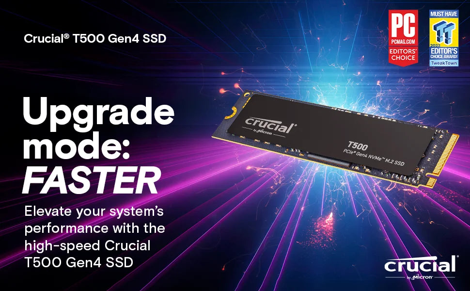 Crucial P3 Plus 1TB 2TB PCIe Gen4 NVMe M.2 SSD Internal Hard Drive(OEM Package)&Crucial NVME 2280 P310 1TB  SSD&Crucial T500 1TB