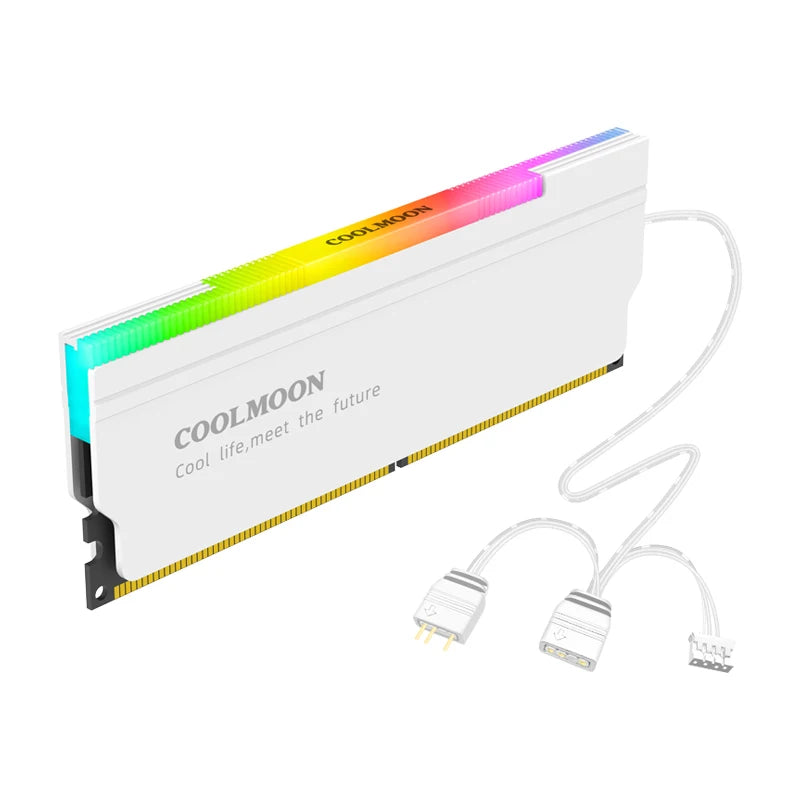 RAM Heatsink Aura Sync DDR4 DDR3 Memory Heat Sink with Thermal Silicone Pad for Desktop Computer PC Memory