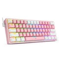 REDRAGON Fizz K617 RGB USB Mini Mechanical Gaming Wired Keyboard Red Switch 60% Redragon Keyboards  Gamers Point