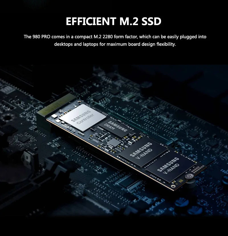 SAMSUNG SSD M2 Nvme 500GB 990 PRO 250GB Internal Solid State Drive 980 1TB hdd Hard Disk 980 PRO M.2 970 EVO Plus 2TB For Laptop