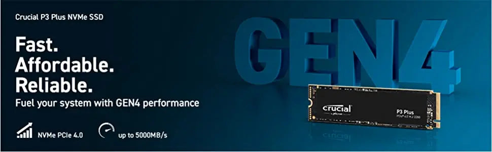 Crucial P3 Plus 1TB 2TB PCIe Gen4 NVMe M.2 SSD Internal Hard Drive(OEM Package)&Crucial NVME 2280 P310 1TB  SSD&Crucial T500 1TB