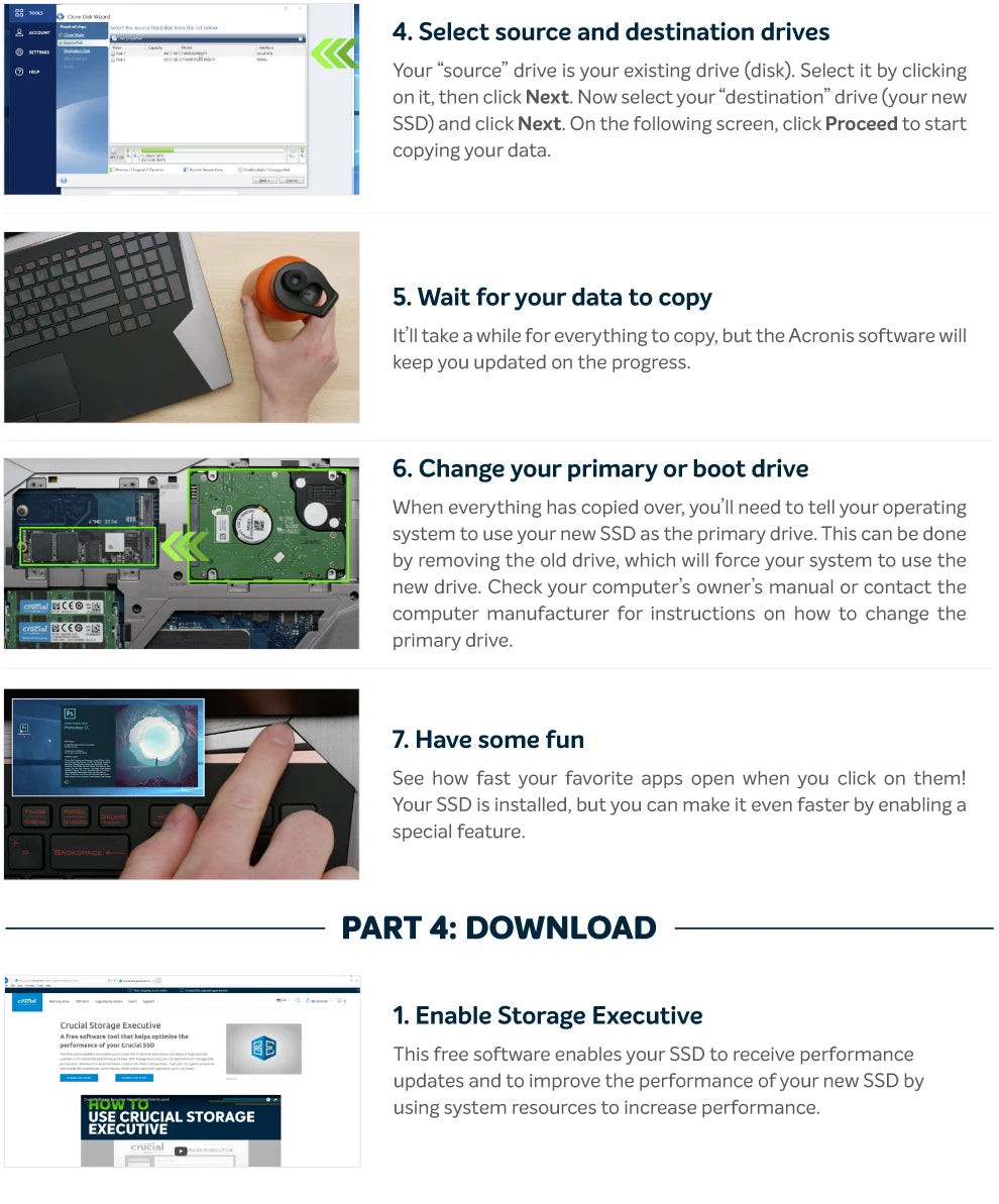 Crucial P3 Plus 1TB 2TB PCIe Gen4 NVMe M.2 SSD Internal Hard Drive(OEM Package)&Crucial NVME 2280 P310 1TB  SSD&Crucial T500 1TB
