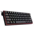 REDRAGON Fizz K617 RGB USB Mini Mechanical Gaming Wired Keyboard Red Switch 60% Redragon Keyboards  Gamers Point