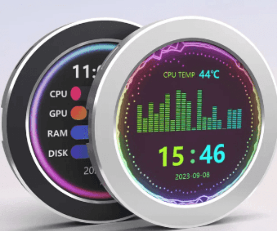 Generic 2.1-inch USB Water Cooler Secondary Screen 480x480 Display