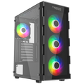 Twisted Minds Titan Glass Mid Tower Gaming Case - Black TM-GM-III-B Twisted Minds CASE  Gamers Point
