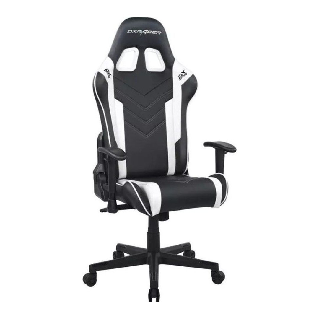 DXRacer Prince Series P132 Gaming Chair - Black/White Now Buy From Gamers Point Store Arad With Best Discounted Price Call Us Now +973-36820393 Delivery available to all bahrain Gaming Chairs Gamers Point 79.000 