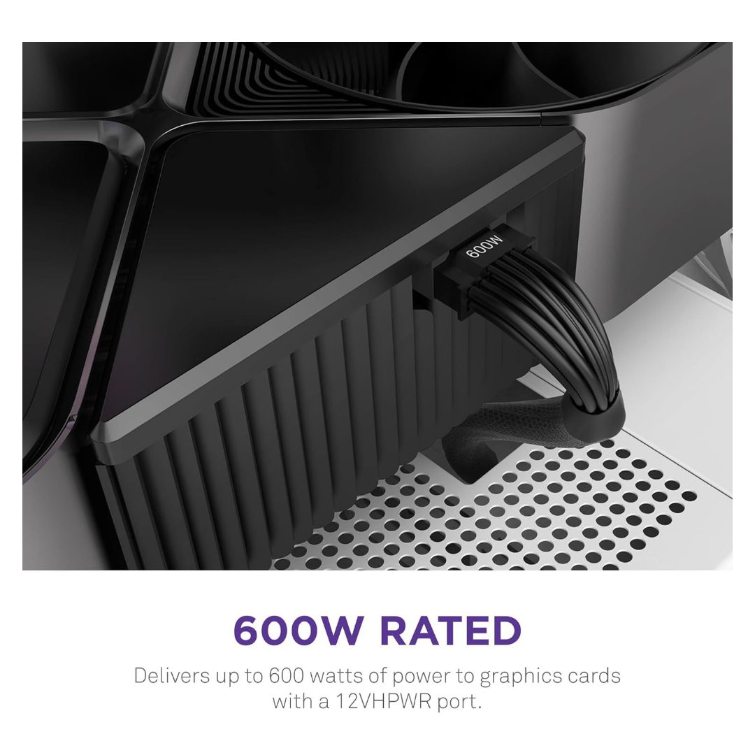 NZXT 12VHPWR 16-Pin to Dual 8-Pin PCIe Adapter Cable