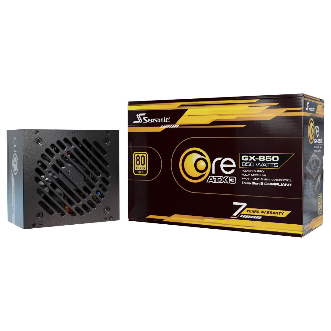 Seasonic CORE V2 GX-850 ATX 3.0 & PCIe 5.1 Ready Full-Modular 850W 80+ Gold PSU