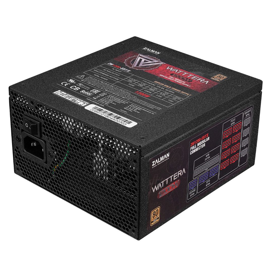 ZALMAN WATTERA 1200W Fully Modular 80+ Gold PSU