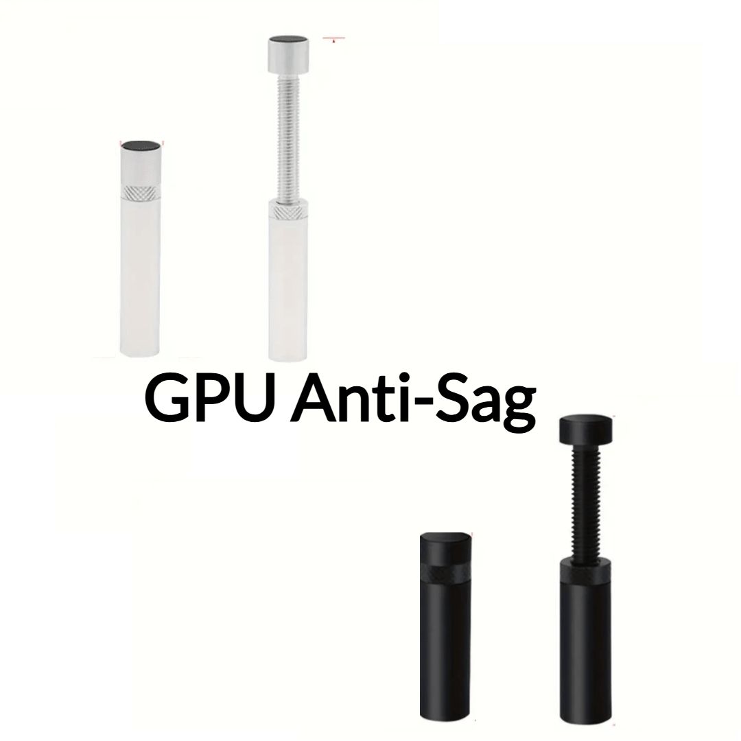 Adjustable GPU Anti-Sag Bracket with Magnetic Base, 72-120mm Card Holder