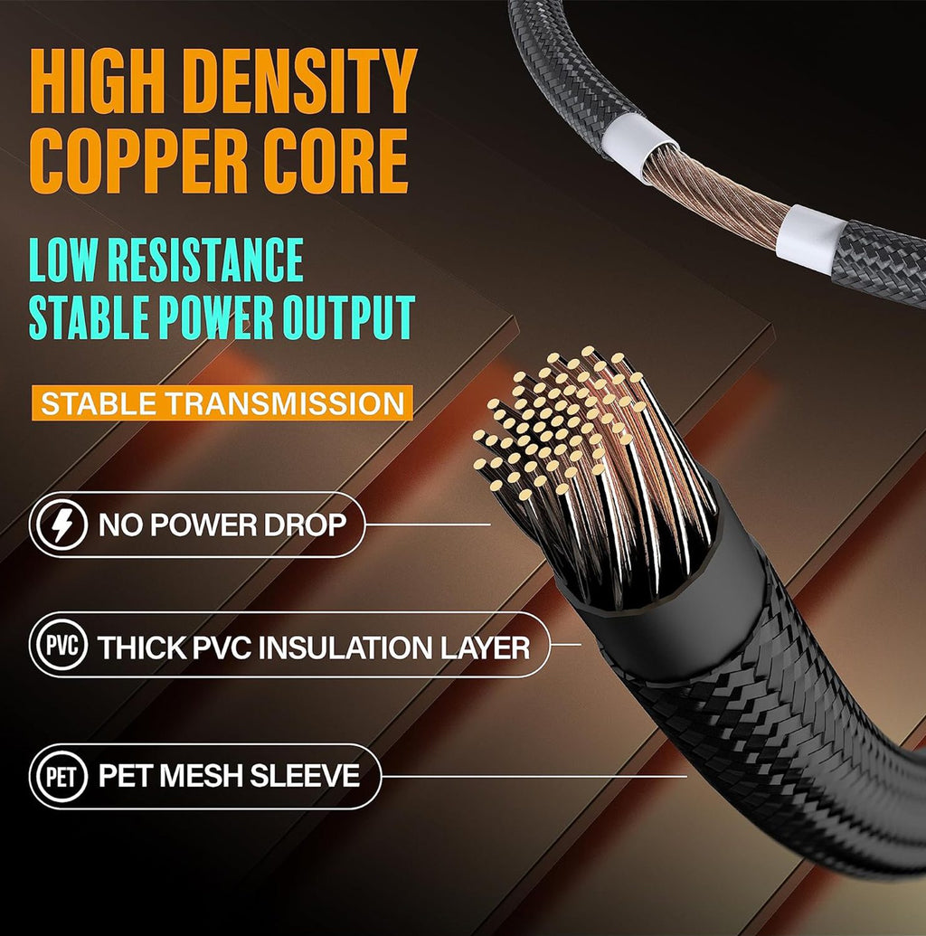 ACE Sleeved PSU Extension Cables 16AWG 12VHPWR 16-Pin White