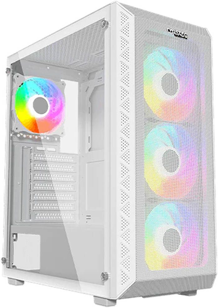 Twisted Minds 03 Apex Mid Tower ATX Gaming PC Case, Mesh Front Panel & Tempered Glass Side Panel,3* 120mm ARGB Fans, Fits up to 420mm Radiator, USB 3. Twisted Minds case  Gamers Point