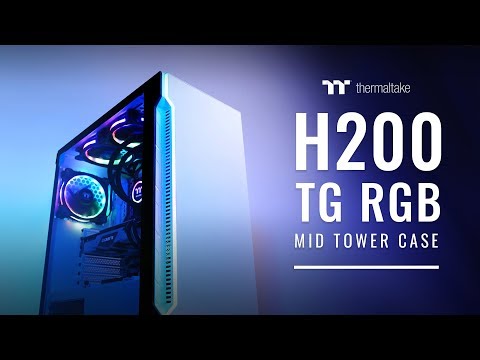 Thermaltake H200 Black Computer Case (3*120mm Fans) | Gamers Point Bahrain